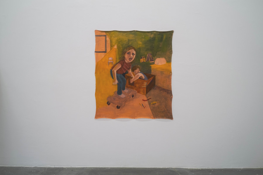 Exhibition view, Surely Tomorrow, Hugo Baud & Olive B. Godlee, Espace Sébeillon, Lausanne, 2025. Photo credit: Daniel Walcher