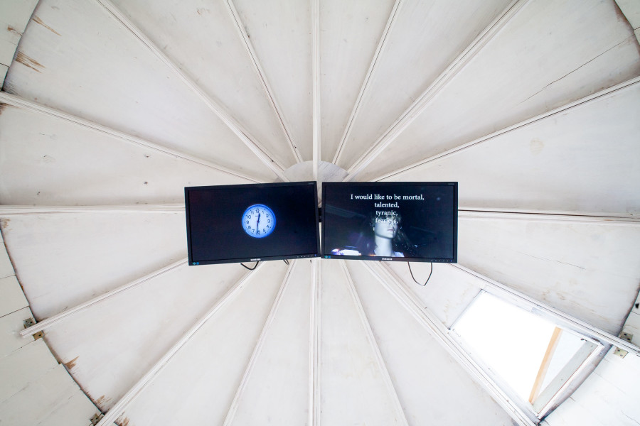 Exhibition view, L’Envie de Plaire, Virginie Sistek, SALTS, 2024. Photo credit: Charles Benjamin