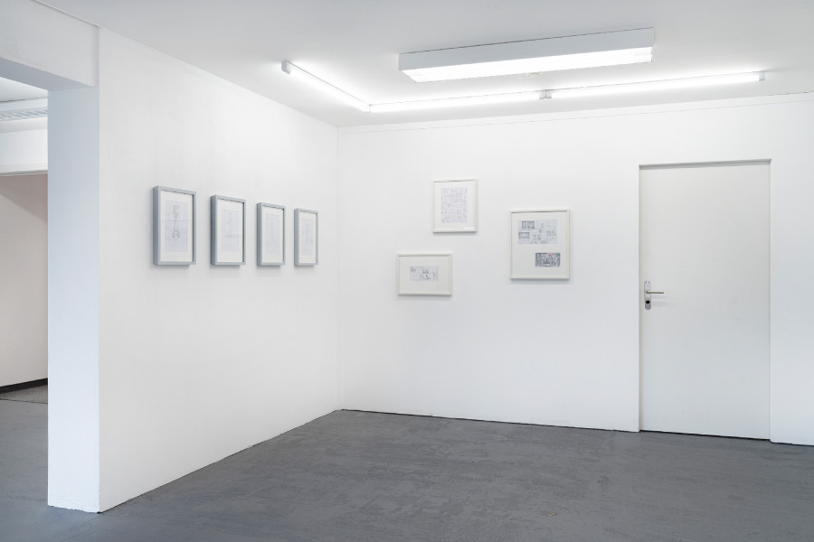 Julian Göthe - The Fat Shadow, Installation view at suns.works, 2021. Courtesy the artist and suns.works. Photography: Claude Barrault