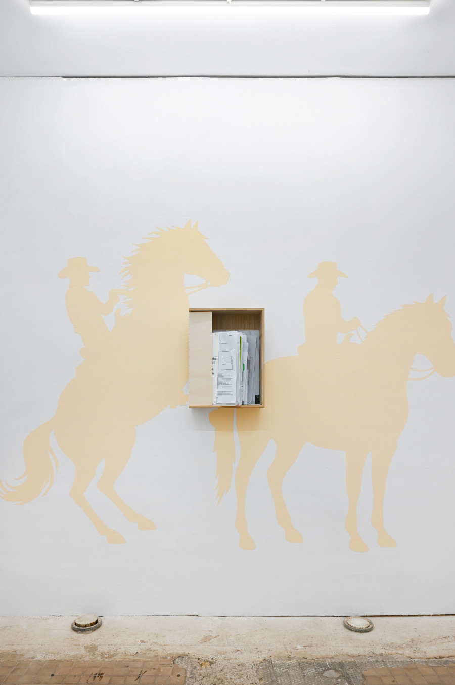 Jason Hirata, "Accumulator (private use)," 2025, Jason Hirata, "Vergeltung" at Kaiserwache, Freiburg im Breisgau, 2025. Courtesy: the Artist and Kaiserwache. Photo: Stefan Lux