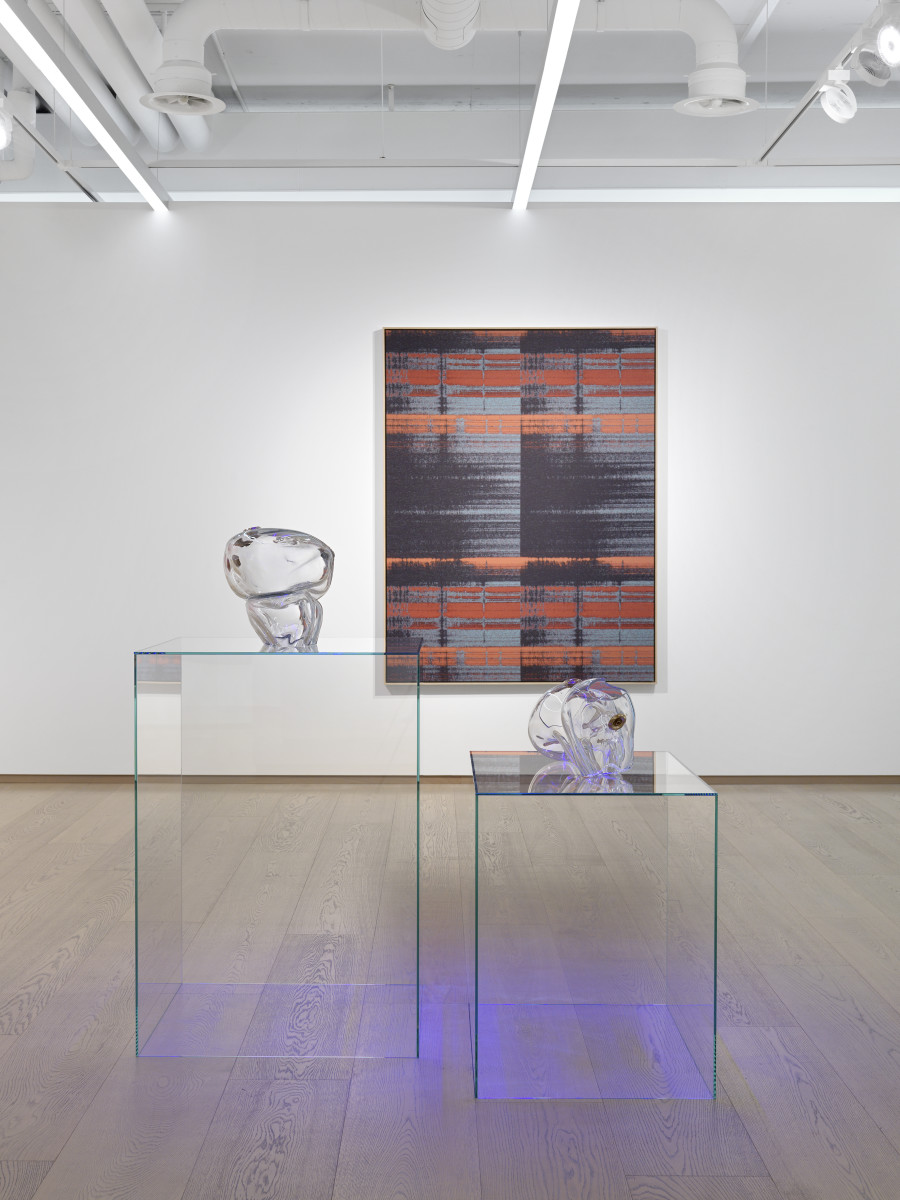 Installation View, Mika Tajima: Air Max, Jul 13 – Aug 13, Pace Gallery, Geneva. Photo: Annik Wetter, courtesy Pace Gallery