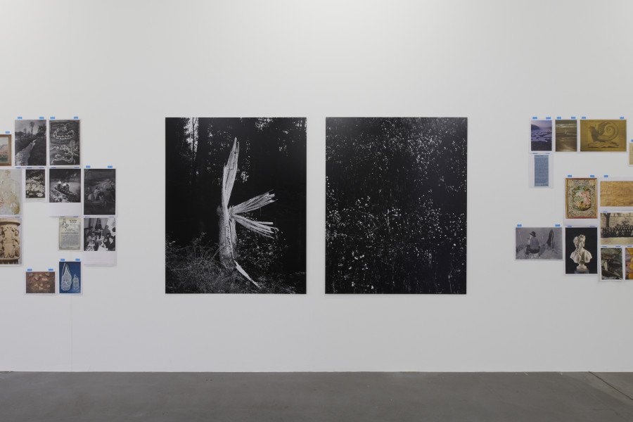 Exhibition view, Cécile Monnier, des nuits sans silence, Kunsthalle Friart Fribourg, 2023. Photo : Guillaume Python