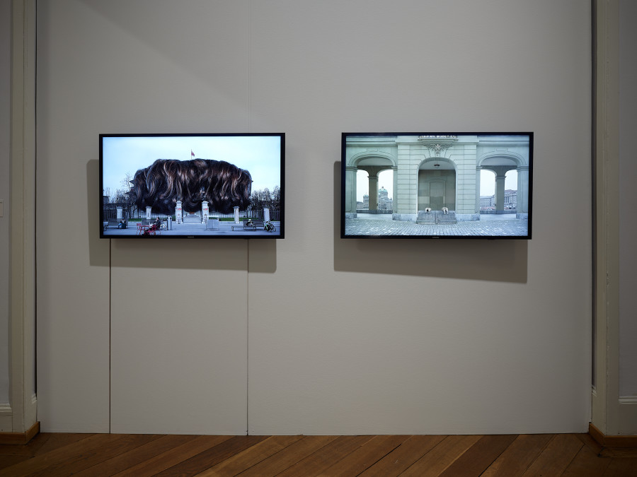 Exhibition view, Aeschlimann Corti-Scholarship 2023, Kunstmuseum Thun, 2023. Photo credit: David Aebi