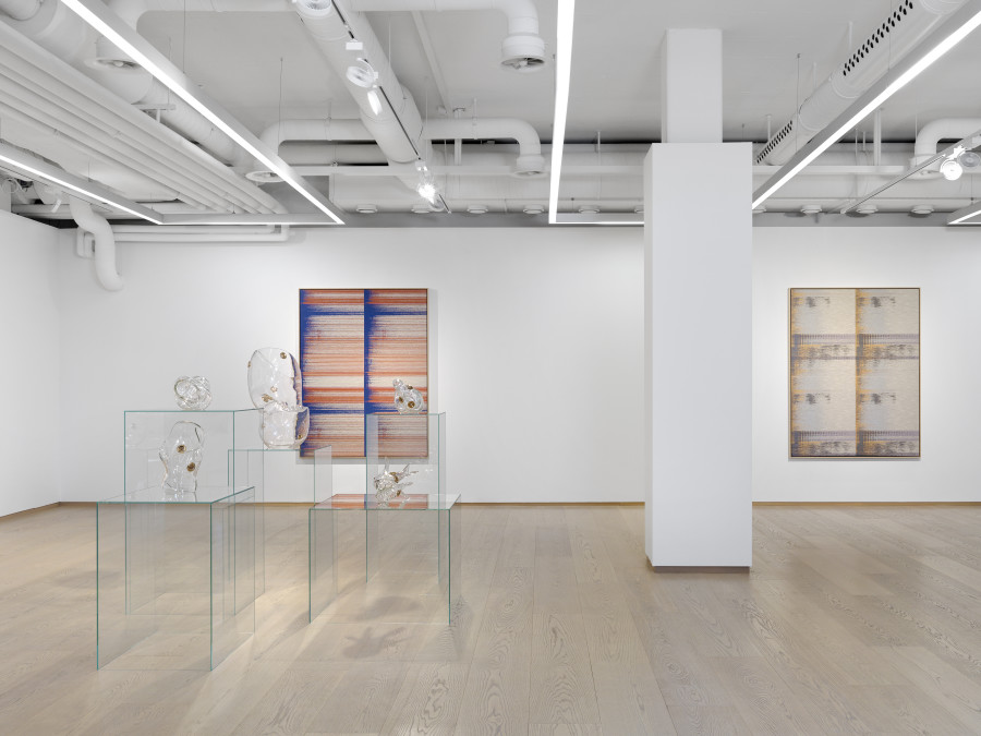 Installation View, Mika Tajima: Air Max, Jul 13 – Aug 13, Pace Gallery, Geneva. Photo: Annik Wetter, courtesy Pace Gallery