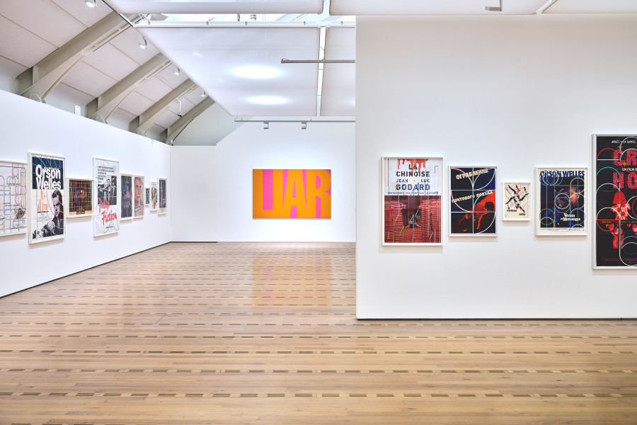 Installation view, Sarah Morris, All Systems Fail, Zentrum Paul Klee, Bern, 29.3. – 4.8.2024. Photo: Rolf Siegenthaler