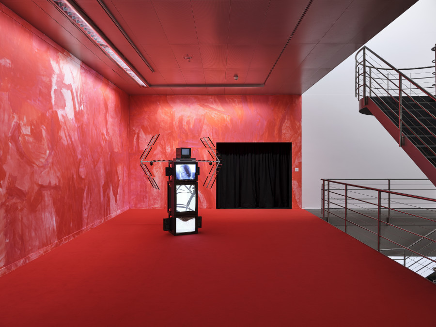 Exhibition view «Tracey Rose. Shooting Down Babylon», Kunstmuseum Bern, 2024, Photo: Rolf Siegenthaler, © Kunstmuseum Bern