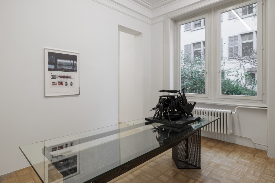 Exhibition view, Mathis Gasser, Works, Galerie Oskar Weiss, Zürich, 2026. Photo credit: Gina Folly