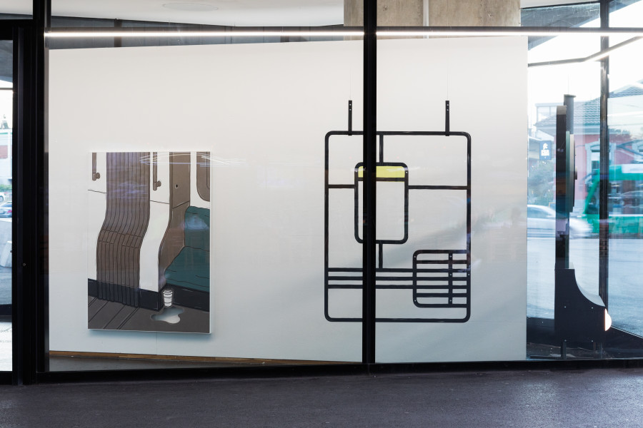 Milly Peck, A Matter of Routine, 2020. Installation view. VITRINE, Basel. Photographer: Nicole Bachmann.