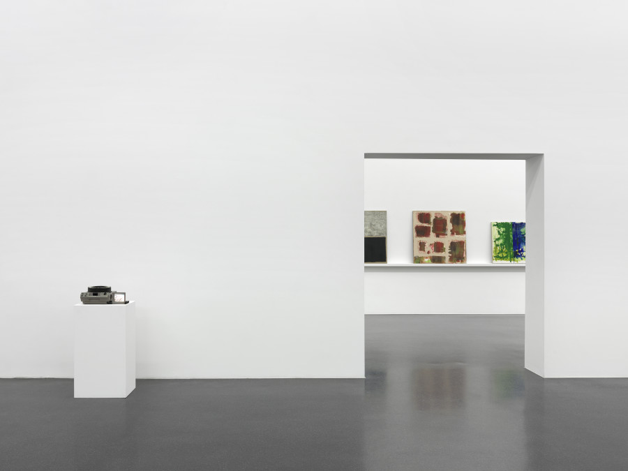 Installation view, Rochelle Feinstein, You Again, Galerie Francesca Pia, 2022. Photo: © Annik Wetter