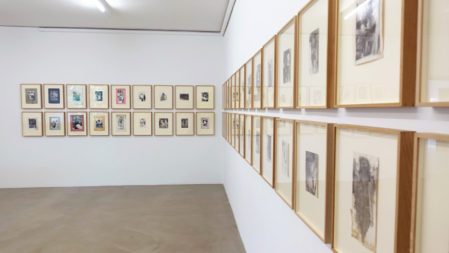 Installation view, Miroslav Tichy, 69 works, Galerie Nicola von Senger, 2022.