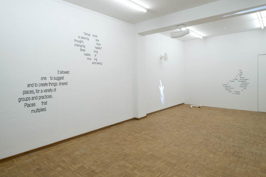 In Between Folds, installation view, 2021, Sentiment, Zürich