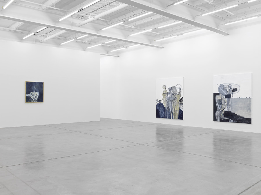 Installation view, Tobias Pils, Happy Days, Galerie Eva Presenhuber, Zurich, Maag Areal, 2024. © Tobias Pils. Courtesy the artist and Galerie Eva Presenhuber, Zurich / Vienna. Photo: Stefan Altenburger Photography, Zürich