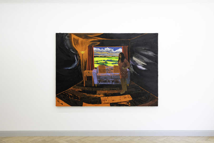 Raffi Kalenderian: Across the way moved in a pair, With passion in its prime, Maybe they look through to us, And hope that's them in time, Galerie Peter Kilchmann, Zurich, June 10 – July 29, 2022. Courtesy the artist and Galerie Peter Kilchmann, Zurich. Photo: Sebastian Schaub