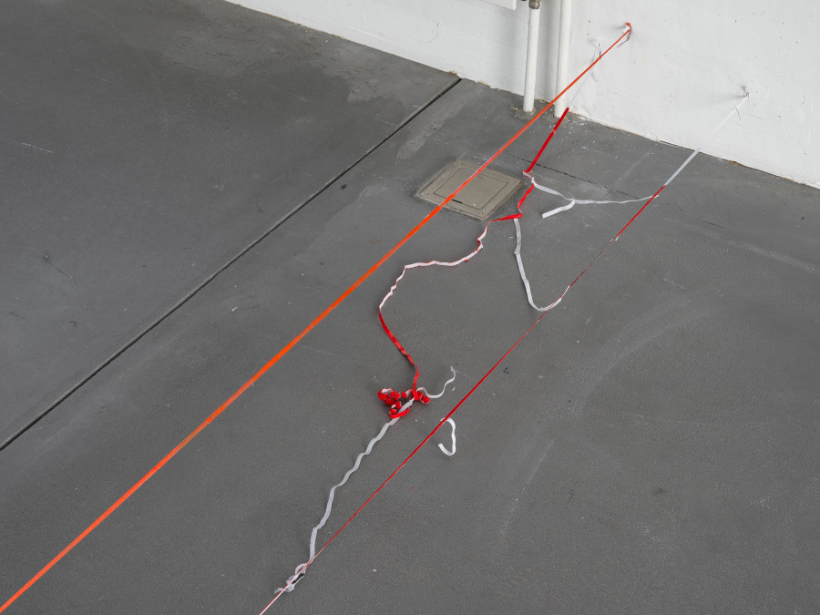 Olga Balema, 44 (2025), detail view, The bizarre space of complex numbers, Kunsthalle Friart Fribourg, 2025. Photo: Cedric Mussano