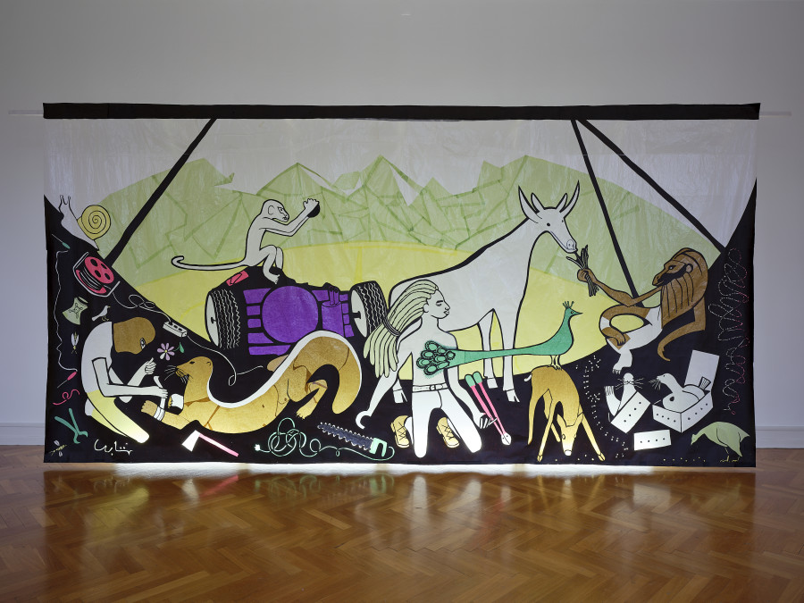 Lin May Saeed, exhibition views, Kunsthalle Bern, 2026. Photo: David Aebi. Courtesy: Estate Lin May Saeed; Jacky. Strenz, Frankfurt am Main.