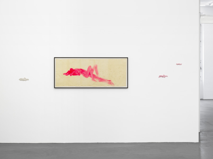 Installation view, Markus Raetz, Strangers & Lovers, Galerie Francesca Pia, 2025. Photo: Cedric Mussano