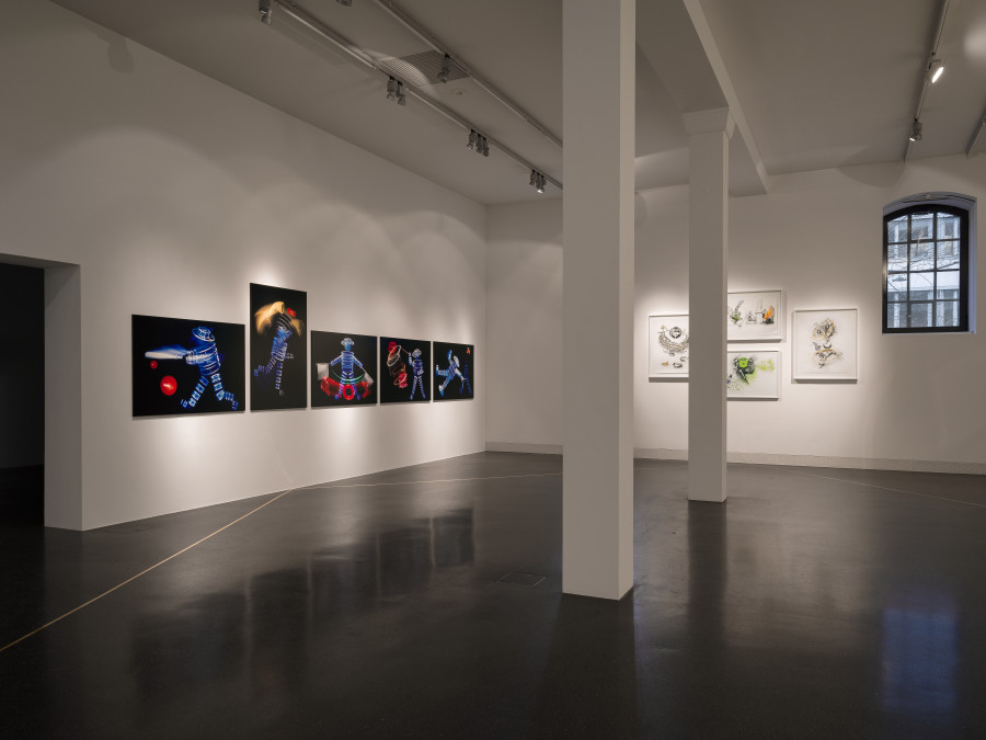 Ericka Beckman: Lucky Charm – Drawings and photographs from the 80’s until today, Exhibition view, 2023, Galerie Francesca Pia, Photo: Cedric Mussano.