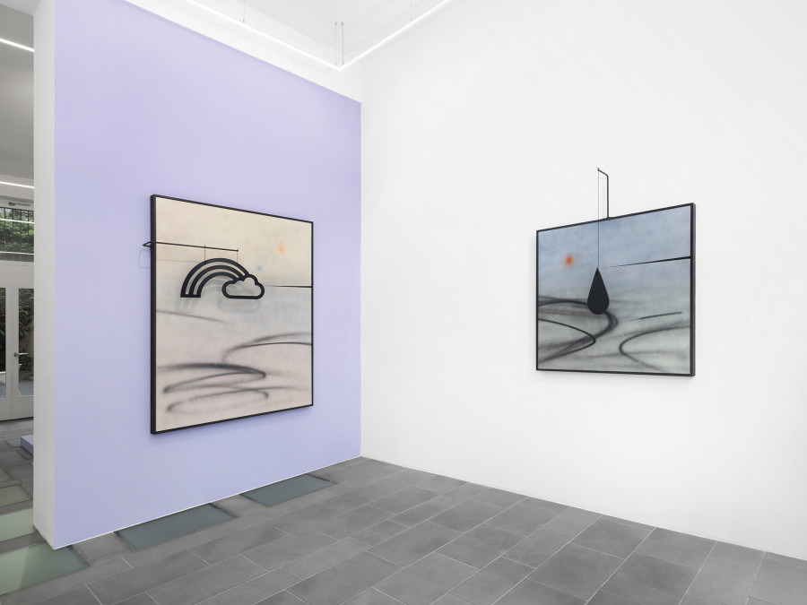 Exhibition view, Wendy White, Soft Focus, galerie lange + pult, 2022. Photo credit: Julien Gremaud