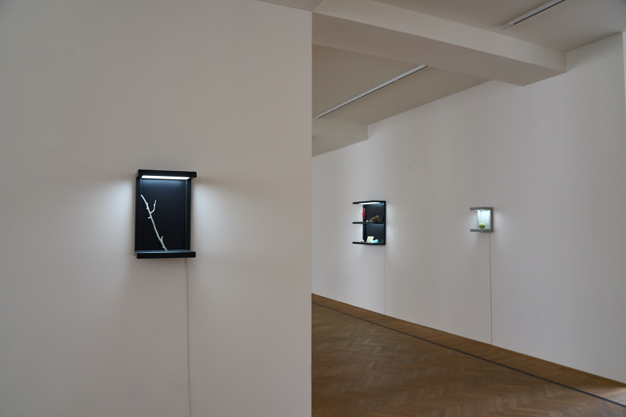 Installation shots of "Still Life" with works by Victor Seaward, exhibited at Galerie Fabian Lang, Zurich, (13.04.2022-06.08.2022). Credit: Courtesy of the artist and Galerie Fabian Lang. Copyright: © Fabian Lang Photos: Nicolas Duc