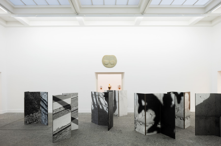 Exhibition view, Jef Geys, Kunsthalle Bern, 2021. Photo: Stefan Burger