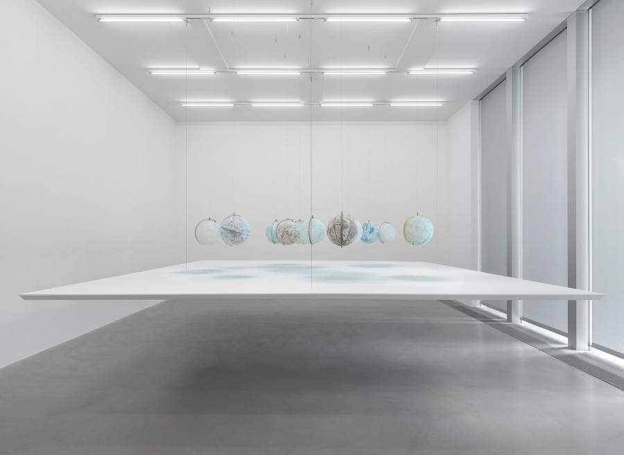 Julian Charrière, We Are All Astronauts, 2013. Installation View, Towards No Earthly Pole, 2020. Aargauer Kunsthaus, Aarau, Switzerland. Courtesy the artist © 2020, ProLitteris, Zürich, Photo by Jens Ziehe.