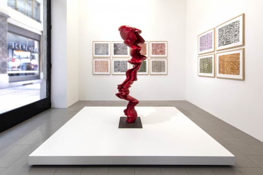 Tony Cragg, Installation view, Buchmann Lugano 2021.