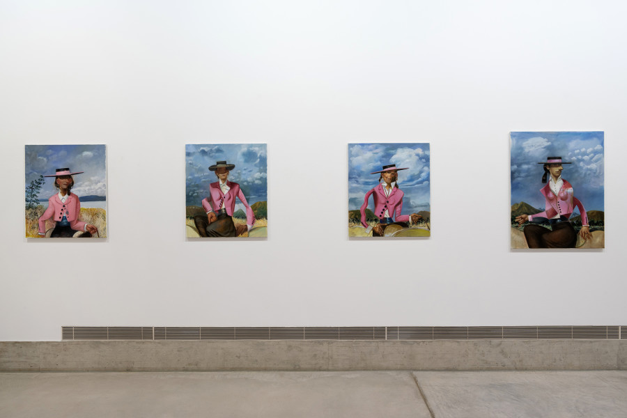 Vue de l'exposition "Stéphane Zaech. Nefertiti" Photographie: Ville de La Chaux-de-Fonds, Aline Henchoz