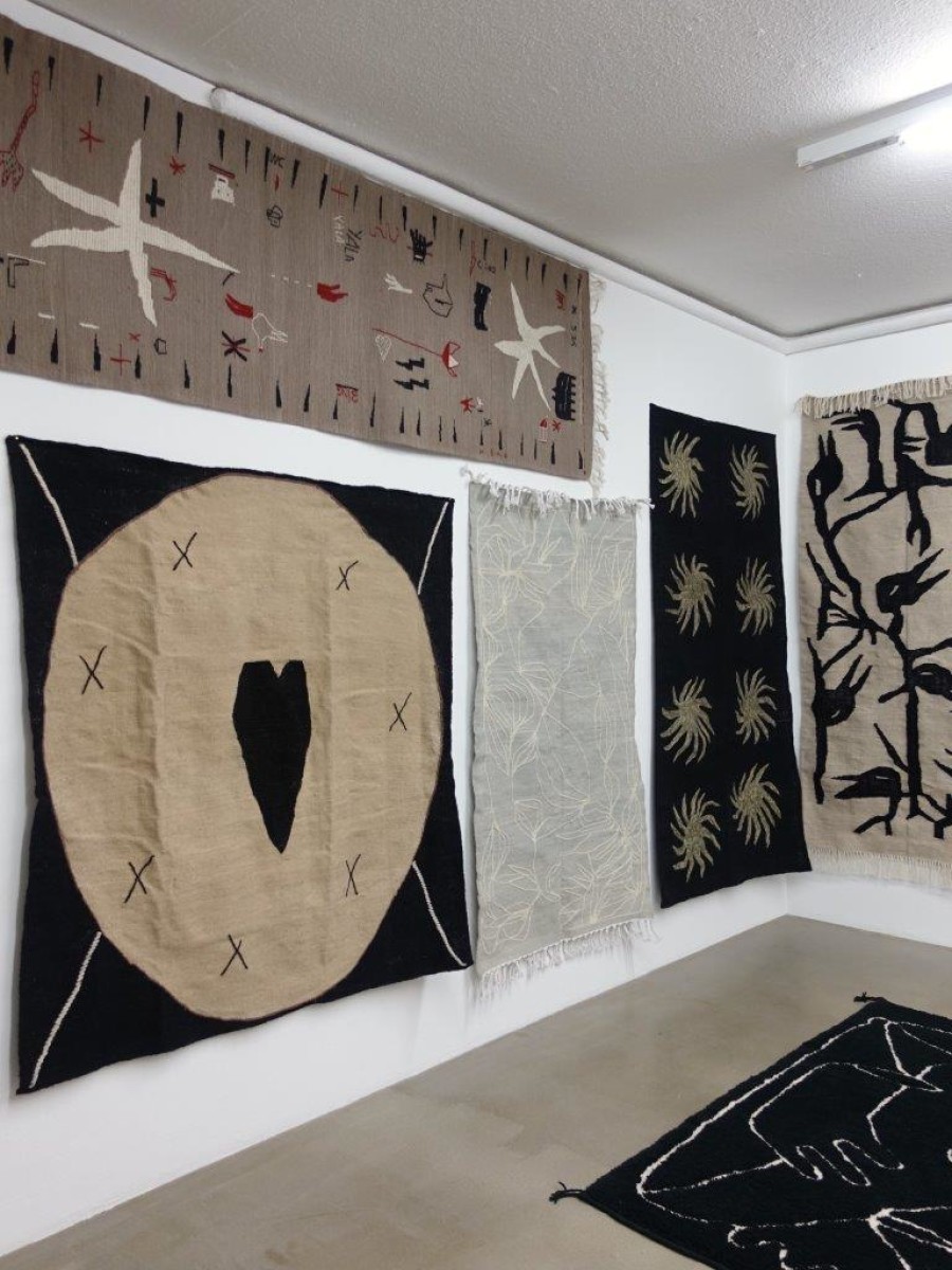 Installation view, Augustin Rebetez, Rebet’z Carpets, Galerie Nicola von Senger, 2023-2024.