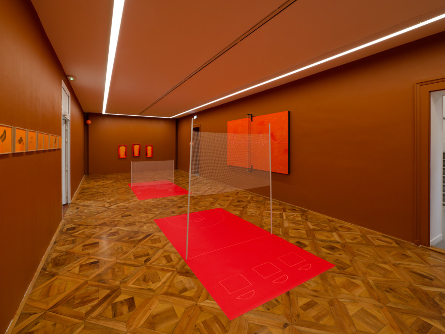 Exhibition view, Flo Kasearu, Pelouse Interdite / Do Not Step on the Grass, Villa du Parc, Annemasse, 2026. Photo credit: Aurélien Mole