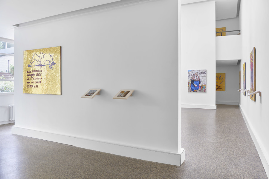 Exhibition view, Jan Fabre, New Works | Mosaics, Wilde, 2023. Photo: Philipp Hänger