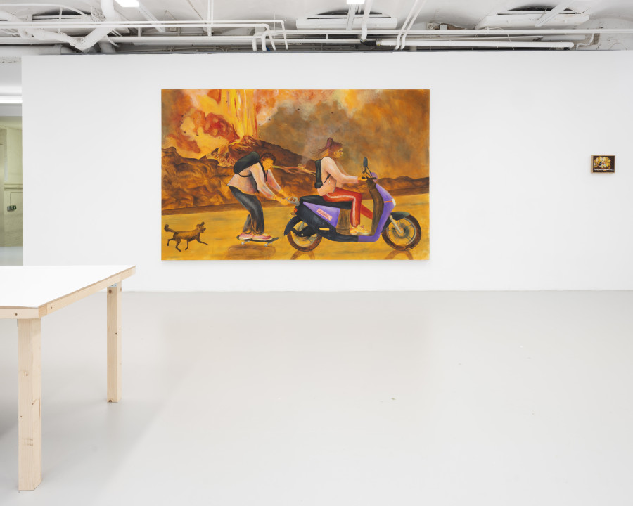 Noemi Pfister, Crashing Sky, 2023, exhibition view, CAN Centre d’art Neuchâtel. Photo: S. Verdon