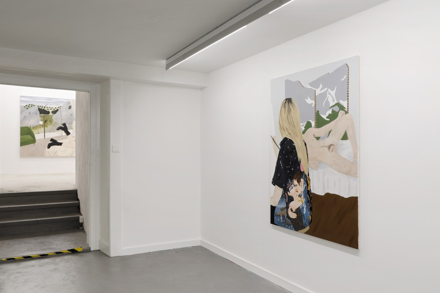 Exhibition view, Romane de Watteville, Every Me, Fabienne Levy, 2021-2022. Photo credit: © Neige Sanchez, Courtesy of the Artist and Fabienne Levy