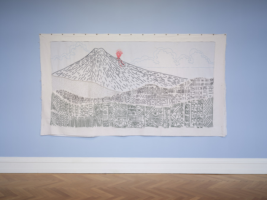 Edgar Calel, exhibition views, Kunsthalle Bern, 2026. Photo: David Aebi.