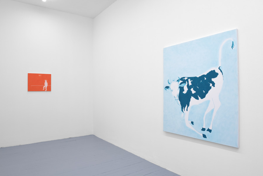 Exhibition view, Finding Words, Fighting Words, Anjesa Dellova, Fabienne Levy, Geneva, 2025. Photo credit: Tristan Savoy