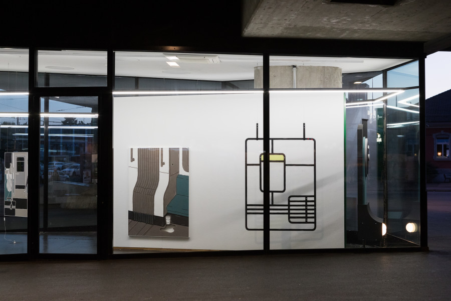 Milly Peck, A Matter of Routine, 2020. Installation view. VITRINE, Basel. Photographer: Nicole Bachmann.