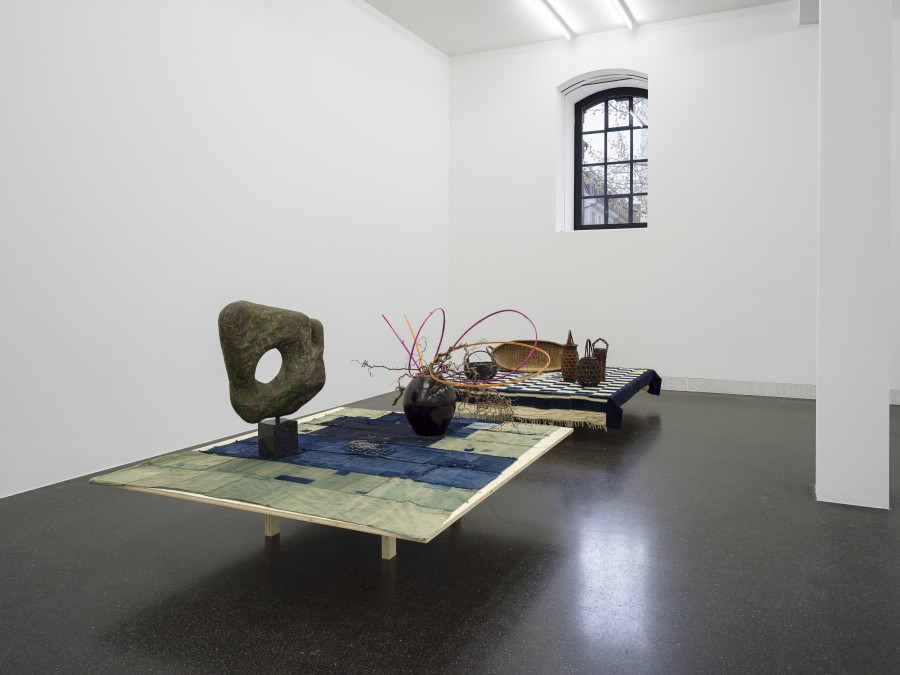 Installation view, CRAFT, curated by Nicolas Trembley, Galerie Francesca Pia, Zurich, 2023. Photo: Cedric Mussano