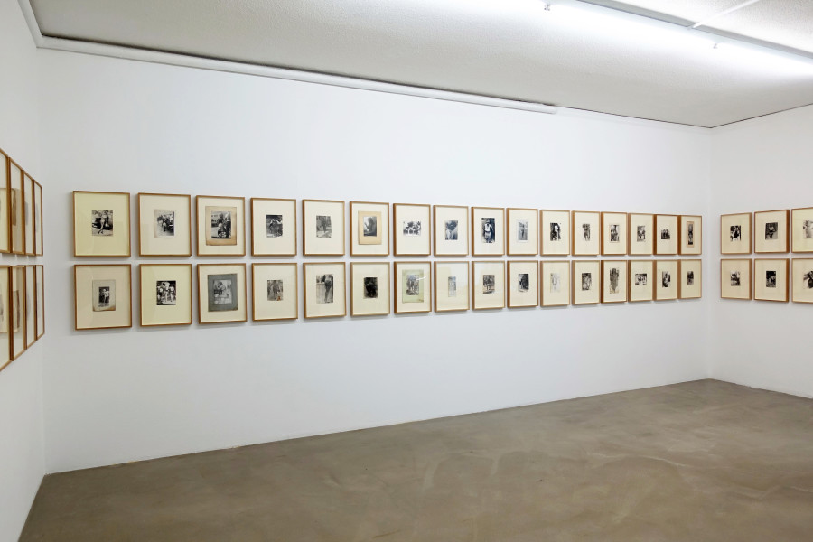 Installation view, Miroslav Tichy, 69 works, Galerie Nicola von Senger, 2022.