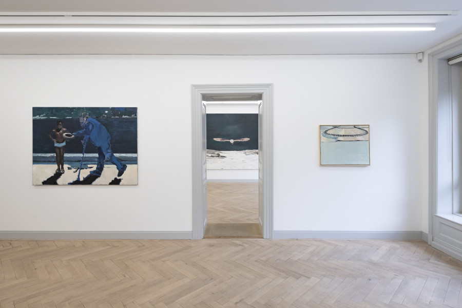 Exhibition views: Marc-Antoine Fehr, „Opera“, Galerie Peter Kilchmann, Zurich, Switzerland, 2023 Courtesy the artist and Galerie Peter Kilchmann, Zurich/ Paris Photos: Sebastian Schaub