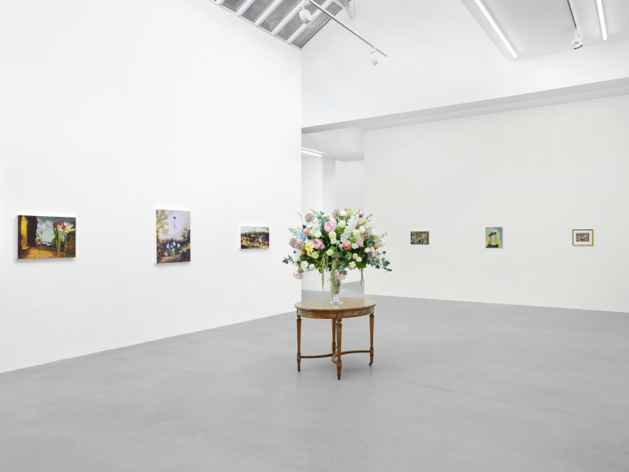 Installation view, Karen Kilimnik, Galerie Eva Presenhuber, Waldmannstrasse, Zurich, 2026. © Karen Kilimnik. Courtesy the artist and Galerie Eva Presenhuber. Photo: Stefan Altenburger Photography, Zurich