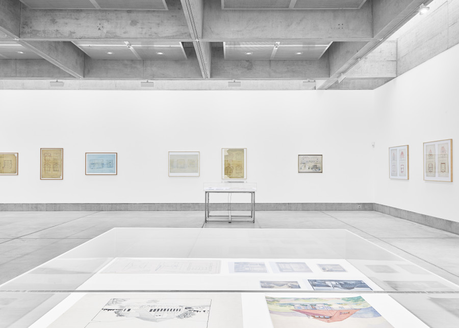 Exhibition view, Sortir du bois. À la lisière du Style sapin, Musée des Beaux-Arts la Chaux-de-Fonds, 2022. Photographie: Gaspard Gigon