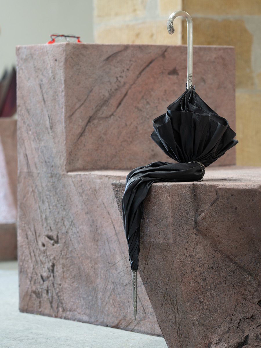 Exhibition view, Accoutrements, Rasmus Myrup, Centre d'Art Contemporain Yverdon-les-Bains (CACY), 2025-2026. Photo credit: Anne-Laure Lechat