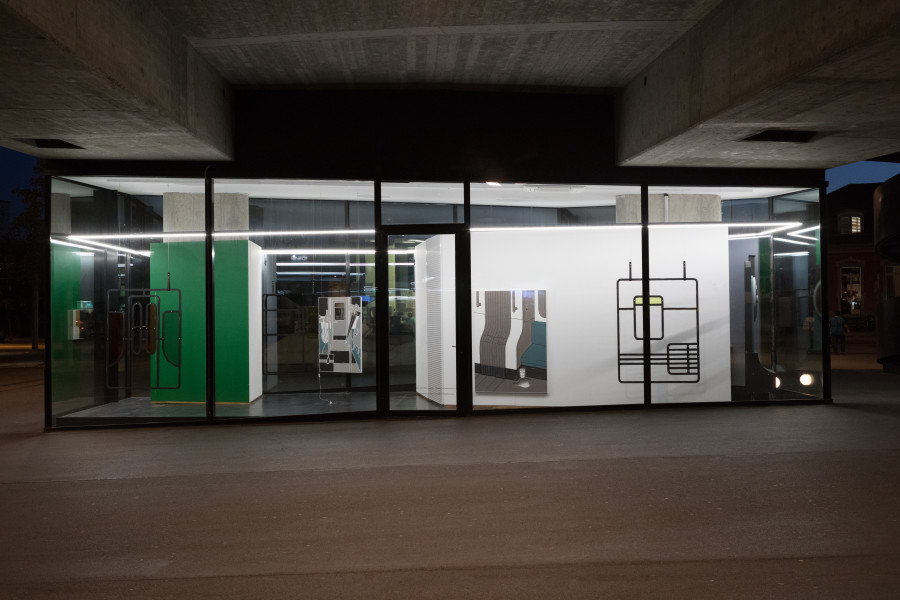 Milly Peck, A Matter of Routine, 2020. Installation view. VITRINE, Basel. Photographer: Nicole Bachmann.