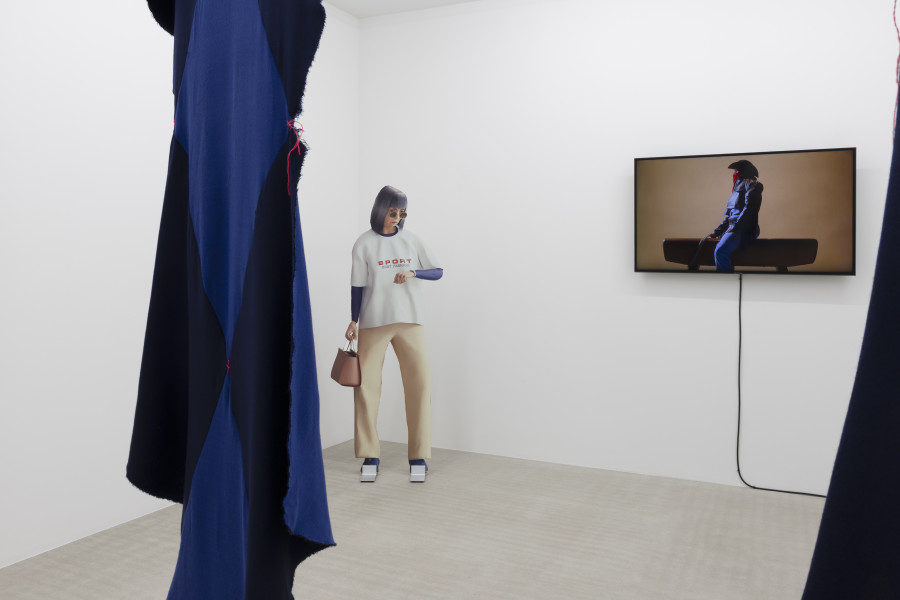 Exhibition view, Wear a mask and your face grows to fit it, For, Basel. Photography: Gina Folly / all images copyright and courtesy of the artists and For, Basel