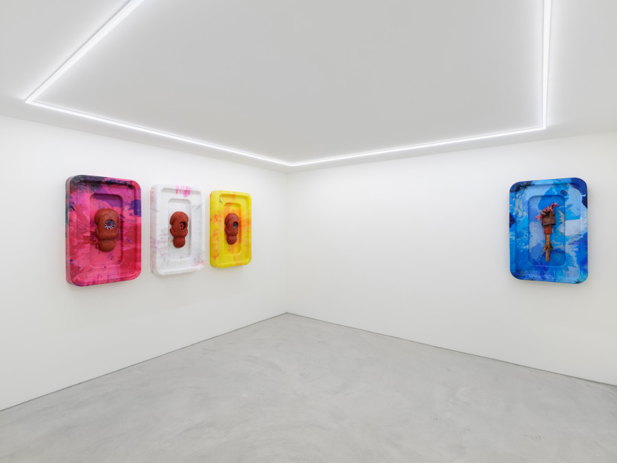 Installation view, Pedro Wirz, Substance Shifts, Galerie Philippzollinger, 2024. Photo credit: Conradin Frei