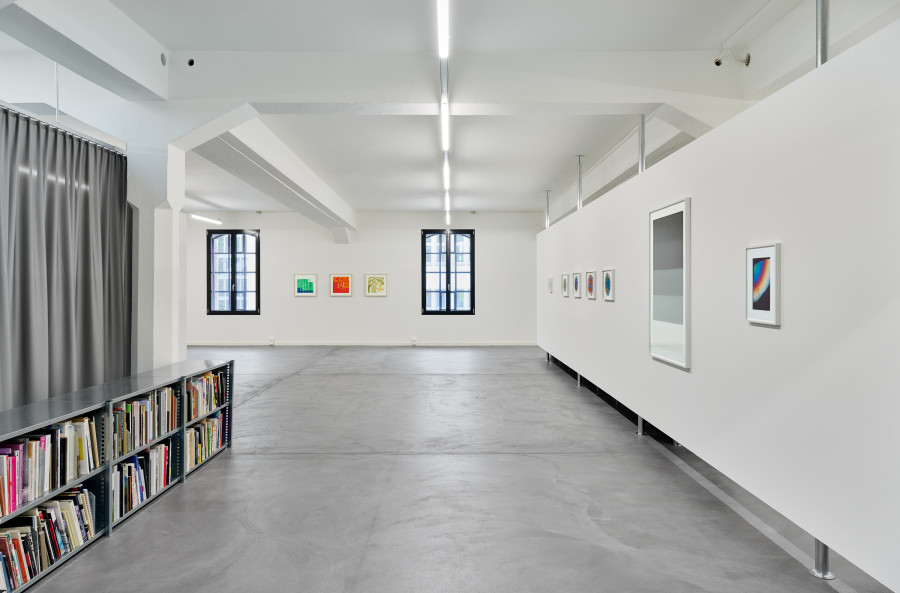 Installation view "Echoes of Imagination", Mai-Thu Perret, Gregor Hildebrandt, Franziska Furter, Dove Allouche; Photo: Bernhard Strauss