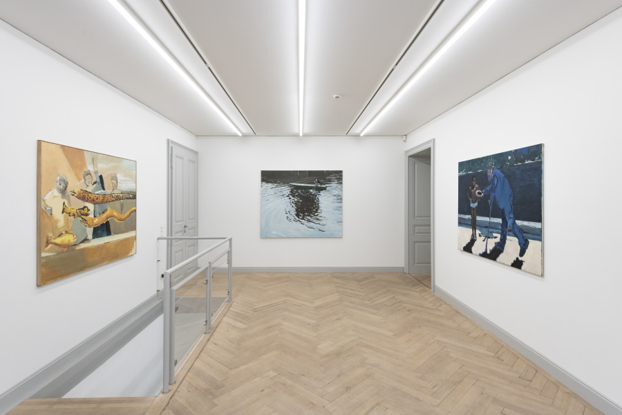 Exhibition views: Marc-Antoine Fehr, „Opera“, Galerie Peter Kilchmann, Zurich, Switzerland, 2023 Courtesy the artist and Galerie Peter Kilchmann, Zurich/ Paris Photos: Sebastian Schaub