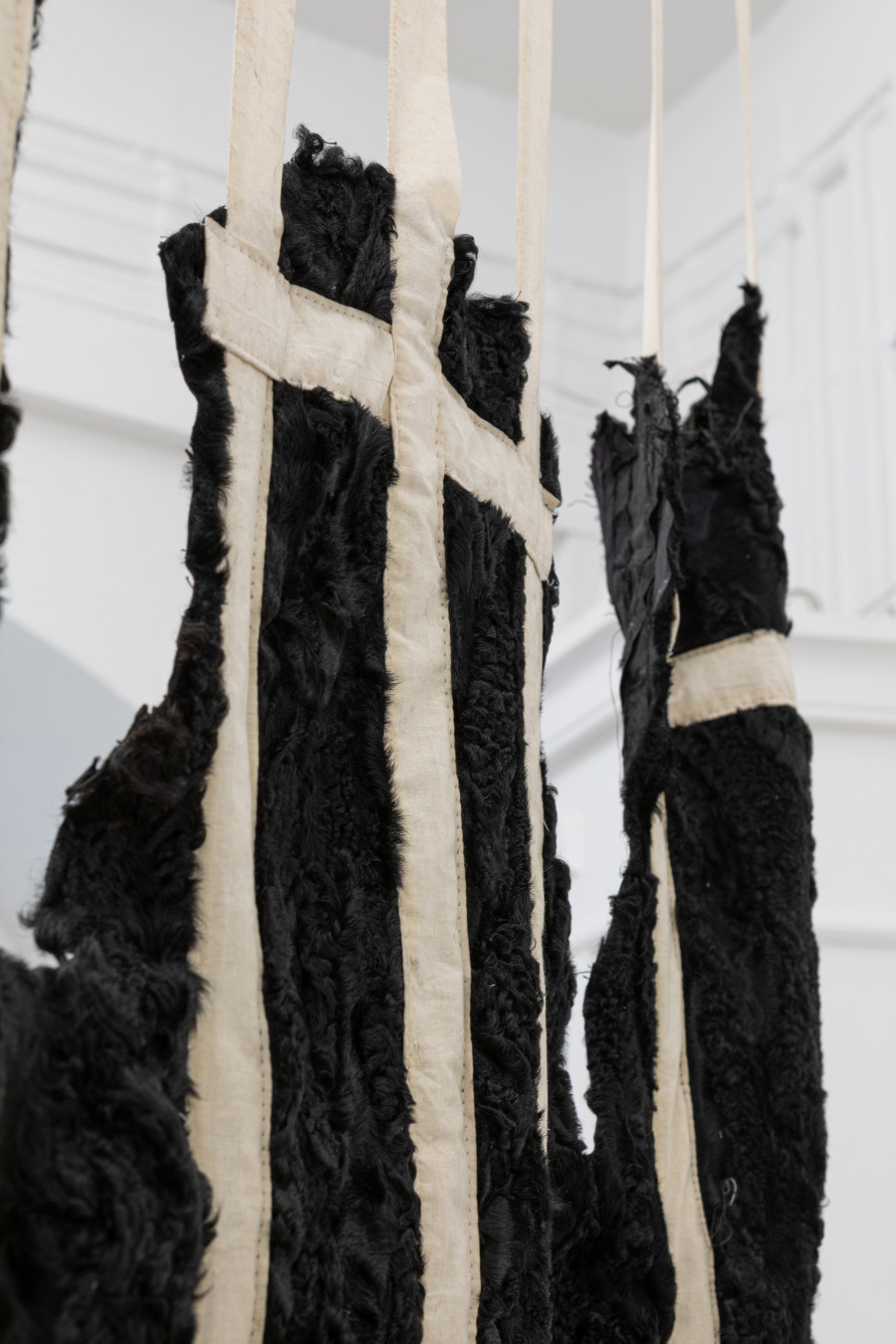 Installation view, THIS CHAPTER BEGINS TWICE, Ève-Gabriel Chabanon, KRONE COURONNE, 2025. Photo credit: Michal Schorro