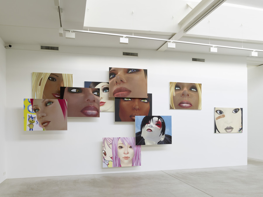 Eva & Franco Mattes, Portraits, 2006. Installation view Eva & Franco Mattes – Dear Imaginary Audience, Fotomuseum Winterthur, until 24.05.2021. © Benedikt Redmann/Fotomuseum Winterthur