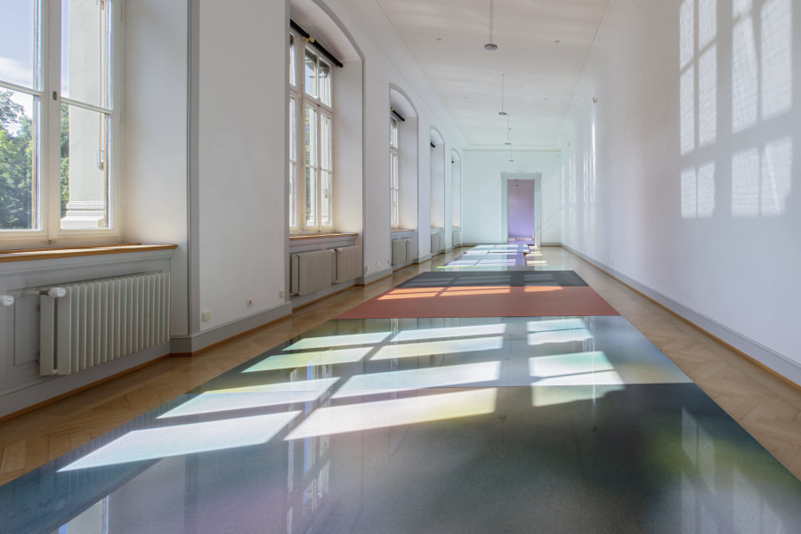 Adrian Schiess, Installationsansicht, Kunstmuseum St.Gallen, Foto: Stefan Rohner