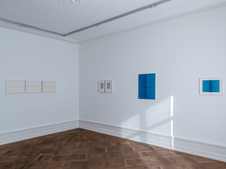 Irma Blank: Works 1970 - 2018, Mai 36 Galerie, Installation view, 2022, Photo credits: Céline Hess